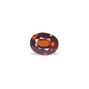 Hessonita (Gomed) Natural Marrón, Corte Ovalado, 5.4 Quilates, Gema Suelta - Product Image 1