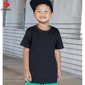 Camiseta Lisa transpirable para niños, camisetas para niños y niñas, ropa de algodón 100%, camiseta para niños, logotipo personalizado - Product Image 2