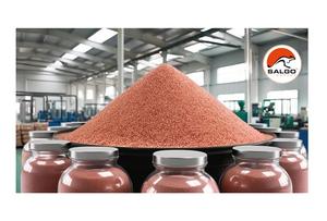 Machines abrasives de coupe d'eau haute pression Salgo 30/60 mailles grenat sablage médias abrasifs industriels 7.5-8.0 dureté Moh - Product Image 3