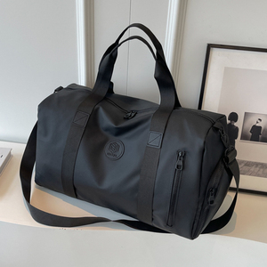 Bolsa de lona plegable de poliéster Oxford impermeable de alta calidad de gran capacidad para mujer para viajes, gimnasio, zapatillas de negocios con compartimentos - Product Image 1