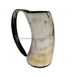 Tasse en corne colorée classique, meilleur décor d'intérieur, conception de matériau Unique avec couleur naturelle, tasse à boire hautement conçue - Product Image 6