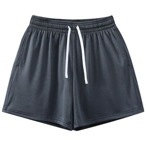RUICHI Men's High Quality Custom 150G Mesh <b>Shorts</b> Double Layer Breathable <b>Black</b> Summer <b>Beach</b> Basketball <b>Shorts</b> - Product Image 2
