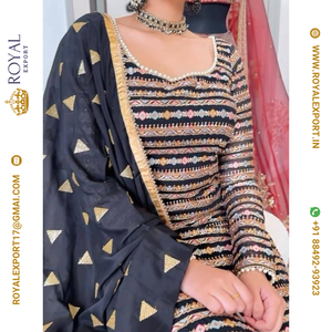 Nouvelle collection exclusive de costumes Palazzo au prix de gros par Royal Export Surat - Product Image 2