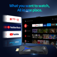 Nouvelle conception Mini TV Stick pour S600 Quad Core 2 Go 16 Go Double WiFi 4K Android 14 TV Dongle Garantie 1 an pour jouer à des jeux