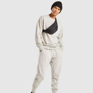 ชุดวอร์มผ้าฝ้าย100% สำหรับผู้ชายผู้หญิงชุดวอร์มผ้าฟลีซระบายอากาศน้ำหนักเบาพิมพ์ลายออกแบบได้ตามต้องการเอวยางยืดสำหรับฤดูหนาว - Product Image 1