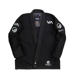 Kimono de Jiu-Jitsu Brésilien Noir de Haute Qualité Shoyorol Respirant Durable Séchage Rapide Coupe Ample 100% Coton 440g Arts Martiaux - Product Image 1