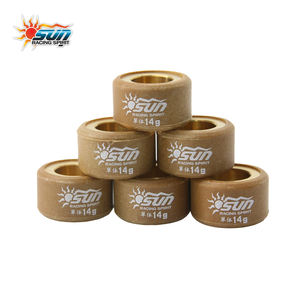 SUN Racing Nouveau Variateur CVT Fabriqué à Taïwan Rouleaux de Variateur 14g 18x14mm pour BEAT Fi Performances Durables Poulies à Billes Ensemble de 6 Pièces - Product Image 1