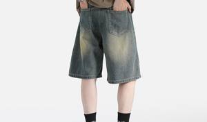 Pantalones cortos informales de algodón con cordón de cintura media para hombre con patrón sólido cómodos y duraderos para gimnasio Hogar y aventuras al aire libre - Product Image 4