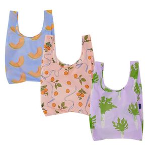 Shopping Logo Reusable Foldable Grocery <b>Bag</b> - Custom Eco-friendly <b>Nylon</b> Polyester Portable Shopping <b>Tote</b> <b>with</b> Logo - Product Image 5