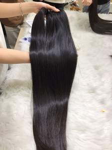 ผมตรงกระดูกธรรมชาติสีดำสุดหรูผม100% มนุษย์ผมตรงธรรมชาติสำหรับสาวผมคนเวียตนาม - Product Image 4