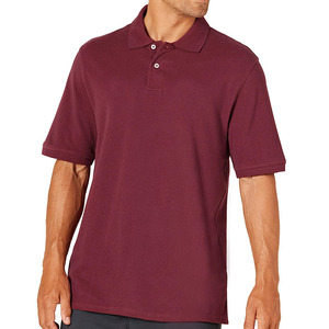 Polo Premium pour Homme Respirant Séchage Rapide Anti-froissement Anti-boulochage Anti-rétrécissement Polo Écologique pour Homme - Product Image 1