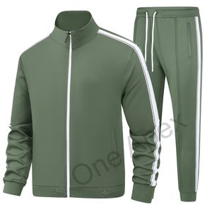 Nueva moda 100% algodón ropa deportiva chándal venta al por mayor casual Activewear polar liso hombres cremallera chándal conjunto chándal - Product Image 1
