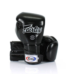 Meilleure vente sur mesure Fairtex Gants de sparring angulaires élégants Conception de pouce verrouillé 100% cuir d'origine pour l'entraînement des adultes - Product Image 4