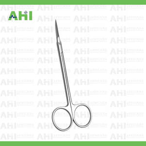 Ciseaux micro-iris en acier inoxydable, droits et courbés à 45°, qualité allemande TC, instrument chirurgical manuel, certifié CE, pour école de médecine - Product Image 5