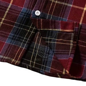 Chemises en flanelle 100% coton de haute qualité pour hommes - Nouveau design léger, respirant, durable et à séchage rapide pour une utilisation en extérieur - Product Image 5