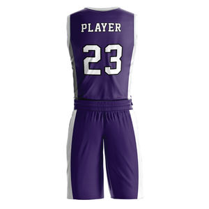 Uniforme de Baloncesto Personalizado de Nuevo Estilo, Hecho en Pakistán, 100% Poliéster, Fácil de Usar, Uniformes de Baloncesto de la Mejor Calidad - Product Image 3