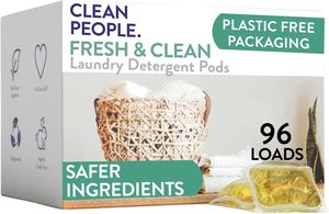 Lessives en dosettes The Clean People, parfum frais, lot de 96 - Product Image 4