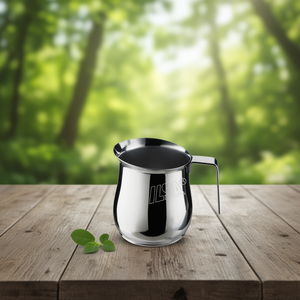 Bouilloire à lait Ilsa en acier inoxydable 500 ml chromé poli pour cuisinières à gaz et électriques - Product Image 3