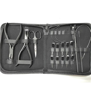 Kit de pinces professionnelles en acier inoxydable pour extensions de cheveux, haute qualité, quantité en gros - Product Image 1