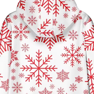 Sudadera con Capucha Estampada Navideña Vintage de Invierno al por Mayor, Talla XL, Colores Personalizados, para Hombre y Mujer, Térmica, 100% Poliéster, Festiva - Product Image 5