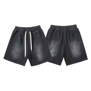 กางเกงขาสั้นผ้าคอตตอนสำหรับผู้ชายกางเกงขาสั้นเหงื่อสำหรับ100% ผ้าฝรั่งเศสผ้าเทอร์รี่แบบลำลองกำหนดเองฤดูร้อน - Product Image 5