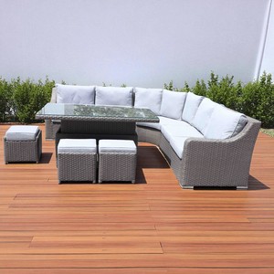 ชุดเฟอร์นิเจอร์หวายเทียม PRSF-SBN หวายโพลีหวายเก้าอี้พักผ่อนกลางแจ้งแบบปรับได้สำหรับสวนกันน้ำสบาย - Product Image 5