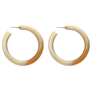Boucles d'oreilles en corne de boeuf sud-africain de meilleure qualité fabriquées à la main 100% bijoux de peau naturels respectueux de l'environnement boucles d'oreilles lustre de Style tendance - Product Image 4