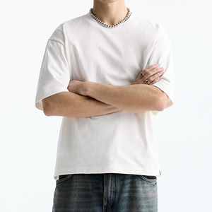 Camiseta Unisex de Corte Cuadrado, 100% Algodón Grueso, de Alta Calidad, Hombros Caídos, Impresión Digital Personalizada para Hombre - Product Image 3