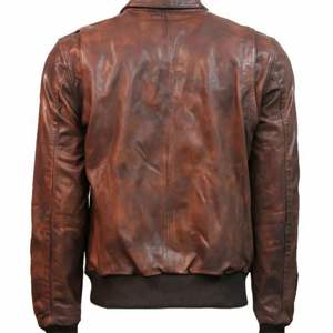 Veste de vol en cuir de style vintage pour homme avec doublure matelassée et construction durable-parfaite pour un usage quotidien - Product Image 4