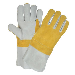 ถุงมือหนังสำหรับผู้ชายถุงมือหนังสำหรับงานเชื่อมงานช่างถุงมือหนังฝ่ามือเดียวสำหรับงานหนักใหม่2025 - Product Image 5