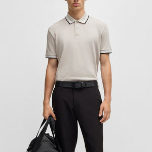 Polos de alta calidad 100% algodón para hombre, impresión personalizada, bordado en blanco liso, logotipo OEM, polos para hombre - Product Image 4