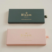 Boîte à encens en papier vide personnalisée, prix d'usine en gros, emballage cadeau, boîte à encens de luxe avec logo en feuille d'or