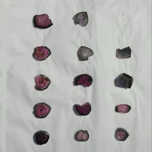 Sandía natural turmalina forma de fantasía rebanadas de piedras preciosas para la fabricación de joyas piedra pulida en bruto turmalina multicolor - Product Image 1