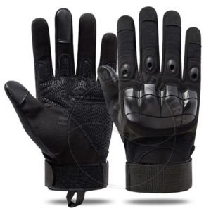 Gants de moto en cuir véritable blanc de haute qualité gants de moto de course sur route noirs pour l'été Spandex Sports de plein air - Product Image 1