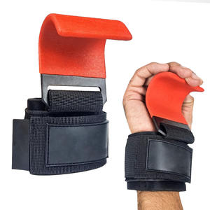 SAAR INDUSTRIES Muñequeras de Neopreno Hechas a Medida de Alta Calidad, Resistentes, Transpirables, Antideslizantes, con Ganchos para Levantamiento de Pesas, para Gimnasio y Entrenamiento - Product Image 1