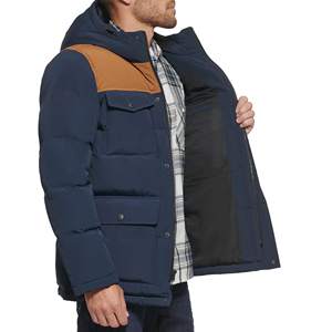 <b>Men's</b> Puffer <b>Jacket</b> Hooded <b>Sherpa</b> Lined Water Resistant Windproof Insulated <b>Jacket</b> Warm Winter Puffy Coat - Product Image 3