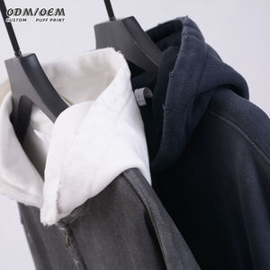 เสื้อกันหนาวมีฮู้ดสำหรับทั้ง320และชายเสื้อมีฮู้ดสำหรับทุกเพศเสื้อกันหนาวพิมพ์โลโก้ได้ตามต้องการอบอุ่นมีสไตล์ - Product Image 2