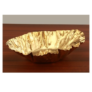 Top Trending Metal Food Grade Dish S. Tazón de acero para el hogar Restaurante Hotel Durable y fácil de limpiar Diseño moderno para servir en el comedor - Product Image 4