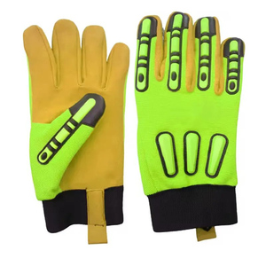 Meilleure qualité gants de mécanicien en cuir adulte taille XL fonction anti-coupure nouveauté Premium Protection des mains gants TPR - Product Image 1