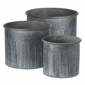 Galvanized <b>Planter</b> Fancy Design Handmade Home And Garden Decor <b>Planter</b> Custom Shape Home Decoration Herbs Pot - Product Image 5