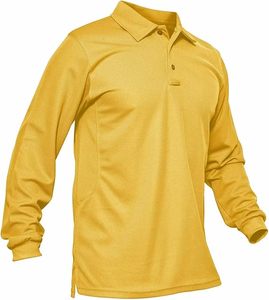 Polo de manga corta con estampado de logotipo personalizado para hombre, de corte regular, sólido, antiarrugas, impresión digital de poliéster/algodón alto - Product Image 2