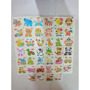 ปริศนาขนส่งสัตว์ทำจากไม้สำหรับเด็กวัยหัดเดิน ของเล่นเสริมพัฒนาการ 15x15 ซม. - Product Image 2