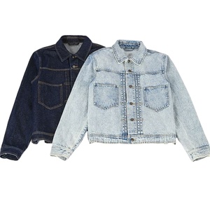 2026 New Arrival Fashion Acid Washed <b>Custom</b> Made Men <b>Denim</b> Jean <b>Jackets</b> NEW Collection - Product Image 4