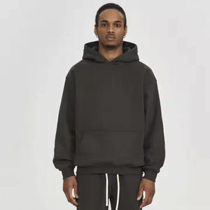 เสื้อฮู้ดผ้าฝ้าย100% สำหรับผู้ชายเสื้อผ้าออกกำลังกายฟิตเนส - Product Image 5