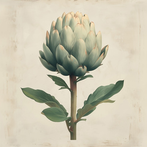 Fabriqué en Allemagne-Décoration intérieure Toile Photo Cuisine Motif Artichaut-Murale Crème Et Beige-Civière Cadre Art - Product Image 5