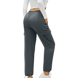 Pantalon Cargo taille haute en Cordura imprimé personnalisé pour femmes pantalon ample multi-poches grande taille cordon vêtements de travail pour formelle - Product Image 2