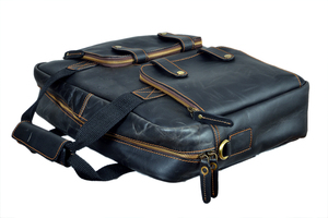 Qualité supérieure Prix le plus bas Porte-documents vintage en cuir véritable Sacoche pour ordinateur portable pour hommes - Product Image 5