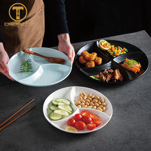 Bandeja de fruta dividida <span class=keywords><strong>en</strong></span> <span class=keywords><strong>3</strong></span> compartimentos, juego de cuencos de cerámica para 4 platos de vajilla de cerámica appetize - Product Image 6