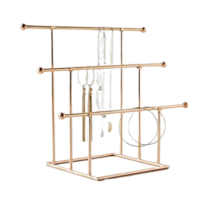 Merveilleux support de bijoux en laiton de haute qualité avec base en métal conteneur de bijoux OEM décoratif personnalisé - Product Image 2