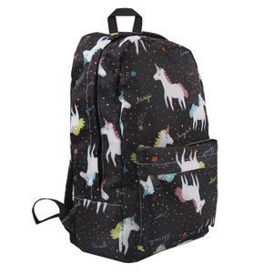 Nueva Mochila Escolar de Gran Capacidad con Estampado de Unicornio, Correa Desmontable y Cierre de Cremallera - Product Image 3